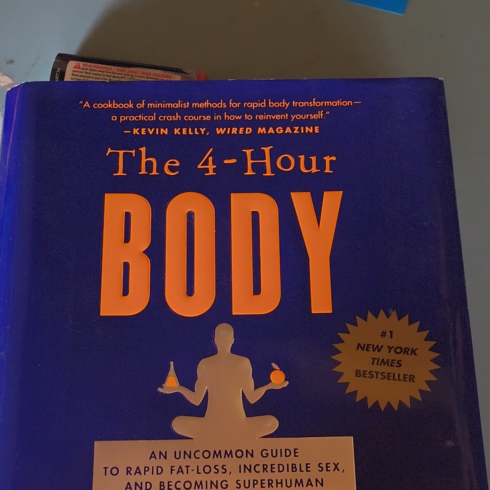 The 4-Hour Body by Timothy Ferriss Hardcover Health Fitness Guide Dust Jacket