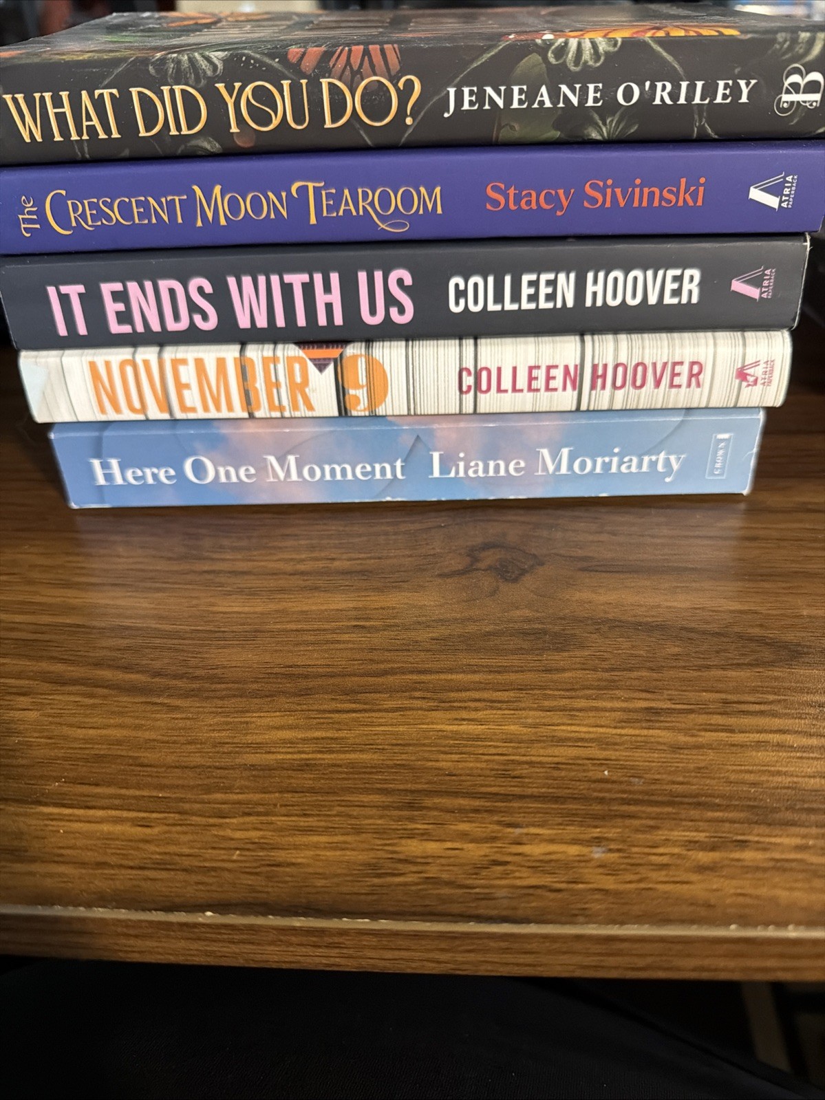 Colleen Hoover, Stacy Sivinski , Jeneane O’Riley , Liane Moriarty Lot Of 5 Books