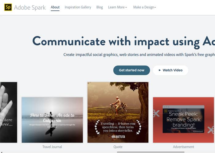 Adobe Spark pode ajudar na criação de imagens para divulgação Adobe Spark pode ajudar na criação de imagens para divulgação