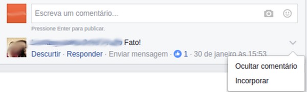 Ferramenta de moderação no Facebook
