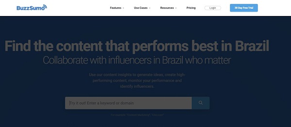 Buzzsumo no Marketing Digital