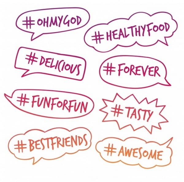 Hashtags para redes sociais Hashtags para redes sociais