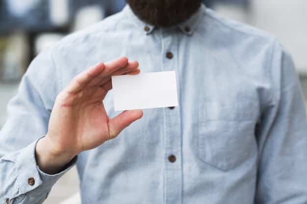 Razões para ter um cartão de visitas