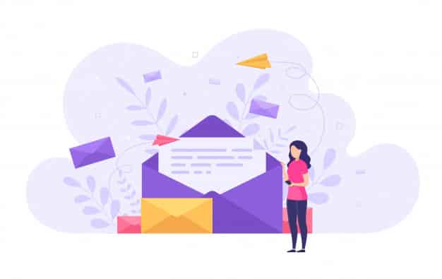 Formando a sua lista de e-mails