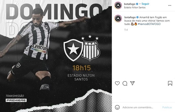 Botafogo nas Redes Sociais