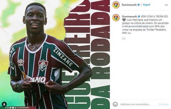 Fluminense nas Redes Sociais