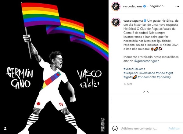 Vasco nas Redes Sociais