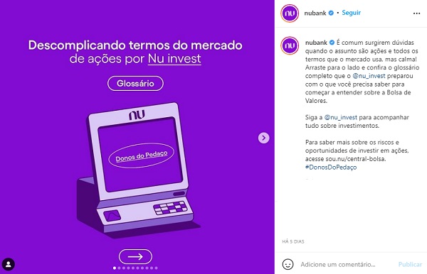 Autoridade como gatilho da Nubank Autoridade como gatilho da Nubank