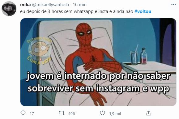 Memes com a falha no WhatsApp Memes com a falha no WhatsApp