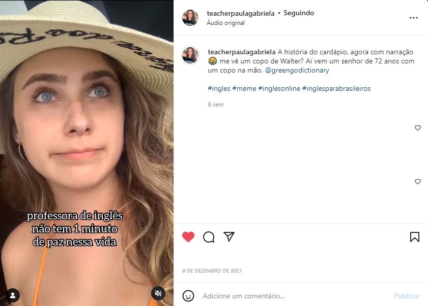Conteúdo da Teacher Paula