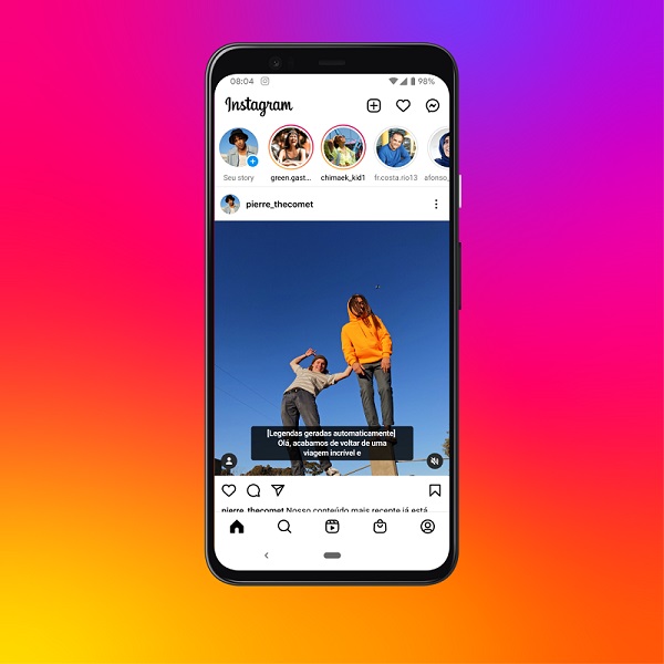 Legendas automáticas no Instagram Legendas automáticas no Instagram